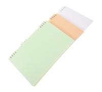 DIKACA 3Pcs Spiral Notebook Planner Books with Lined Pages for Students Travelers Office Workers Portable Creative Journal for Organizing Notes Scheduling and Daily Planning
