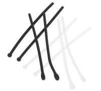 DIKACA 4 Pairs Silicone Eyeglasses Temple Tips Non Slip Glasses Ear Grips Ear Cushions Anti-Friction Arm Sleeves Glasses Accessories for Daily Use