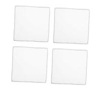 DIKACA 4 Pcs Cotton Shoe Cleaning Cloth for Travel and Home Use Soft Non-abrasive Polishing Wipes for Shoes Belts Bags Dust Removal and Shine Restoration