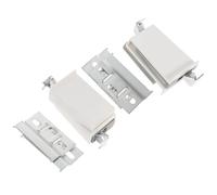DIKACA 4 Sets Cabinet Hanger Suspension Fittings Abs and Material Stable Structure Silent Thickened Hanging Hinges for Wall Cabinets Easy Installation and Practical Use