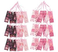 DIKACA 48pcs Pink Ribbon Breast Cancer Bookmarks for Women Inspirational Motivational Quote Paper Cardstock Page Markers Lightweight Reading Accessories for Office School Fundraisers and