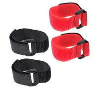 DIKACA 4pcs Adjustable Noise Rooster Neck Rings Plastic Nylon Crowing Collar Prevents Crowing for Pet Chickens with Flexible Fit and Lightweight Design