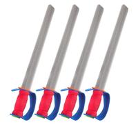 DIKACA 4Pcs Foam Swords Soft EVA Fencing Safe for Boys Kindergarten Performance Props Play Swords for Training and Party Games