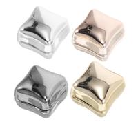 DIKACA 4pcs Magnetic Hijab Brooch Pins Multi-purpose Scarf Clasp Buttons for Women Men Shawl Collar Clip Magnetic Buttons Clothes Accessories