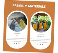 DIKACA 4pcs Natural Bird Chewing for Parrots Budgies and Parakeets Safe Material Foraging Chew to Boredom and Promote Beak Health