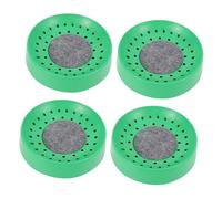 DIKACA 4pcs Pigeon Breeding Bowls with Washable Mats Bird Hatching Nesting Bowls for Quails Doves Racing Birds