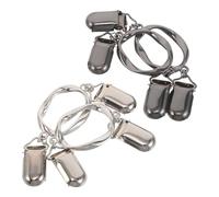 DIKACA 4pcs Retro Shawl Button Cardigan Vintage Sweater Clips for Women Dresses Suits Casual Outfits