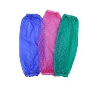 DIKACA 5 Pairs Reusable Waterproof PVC Oversleeve Arm Sleeves Cover, Oilproof Plastic Sleeve Protector for Home and Office Use, Random Color Random Color