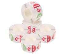 DIKACA 5 Rolls Spicy Indicator Stickers with 4 Level Chili Pepper Warning Labels for Hot Sauce Bottles and Packages, Copperplate Paper Material, Vivid Design, Versatile Application