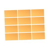 DIKACA 50 Pcs Thin Colored Anodized Aluminum Business Card Blanks with Rounded Corners Flexible Bendable for Laser Engraver CNC Engraving DIY Name Cards Gold