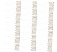 DIKACA 500Pcs Paper Price Tags with String for Clothes Jewelry Label Tags Writable Display Labels for Stock Management Kraft Paper Hang