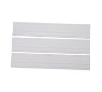 DIKACA 50pcs Dry Erase Sentence Strips with Letter Cards Double Sided Lined Ruled Writing Strips for Classroom Pocket Charts Flash Cards Desk Nameplates School and Office Supplies