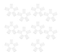 DIKACA 50Pcs Heavy Duty Cabinet Hinge Angle Restriction Clips 90° Door Stopper for Soft Close Cabinets, Hinge Mounted Door Stoppers for Corner Cupboards