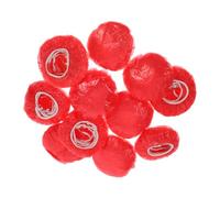 DIKACA 50pcs Red Fire Alarm Dust Covers Plastic Protection Caps 1.5mm Thick 10cm for Office and Building Detector Guard Detector Safety