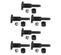 DIKACA 6 Sets Vertical Jack Accessories Kit Return Valve, Air Release Screw, Seal, Steel Ball, and Pump Plug for Hydraulic Floor Jack Repair and Maintenance under 20 Tons