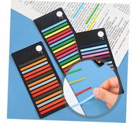 DIKACA 6Pcs Colored Sticky Tabs for Books Pet Reading Strips Bright Annotation Markers for Students Teachers Study Note Organization