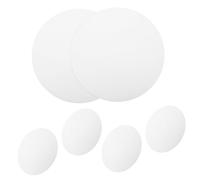 DIKACA 6pcs Flat Dome Light Diffuser Plates for Recessed Downlights Soft Lampshade Diffusers with Versatile Compatibility and Improved Light Diffusion for Comfortable Uniform Illumination