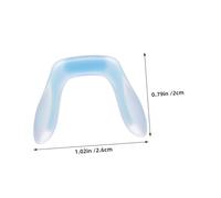 DIKACA 6pcs Soft Silicone Nose Pads for Glasses Non-slip Comfortable Eyeglass Nosepiece Replacement for School and Outdoor Activities Medium Black Blue Pink