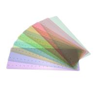 DIKACA 8Pcs Guided Reading Strips Colored Overlay Bookmarks Reading Tracking Rulers for Students and Adults Focus and Comprehension Suitable for All Book Types