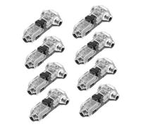 DIKACA 8pcs Pin Low Voltage T Tap Wire Connectors Solderless No Wire Stripping Quick Splice Electrical Terminal with Fireproof Reusable Compact Design for Fast Safe Wiring