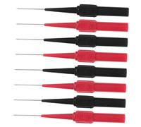 DIKACA 8pcs Precision Piercing Needle Test Probes for Multimeter Ultra Sharp Electrical Testing Pins Compatible with Various Multimeters Portable and Lightweight for Circuit Board and