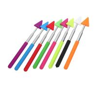 DIKACA 8Pcs Teaching Pointer Sticks for Classroom Use Extendable Blackboard Pointing Rods for Presentations Early Education and Teacher Supplies
