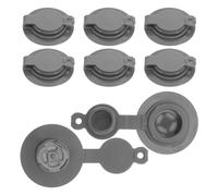 DIKACA 8pcs Tpu Vacuum Bag Air Valve Covers Replacement for Compression Seal Bags Leak-resistant Compression Parts for Clothes Bedding Storage Use Space-saving Accessories for Home and