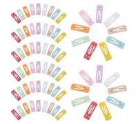 DIKACA 90pcs Multi-color Pet Hair Barrettes Set for Small Dogs, Bunnies, Chinchillas, and Guinea Pigs - Mini Snap Hair Clips Grooming Accessories for Puppy and Small Pet Styling