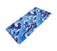 DIKACA Abstract Fluid Pattern Large Desk Mat Mouse Pad 300×600×3mm Non-Slip Rubber Office Desk Protector for Home Study and Workstation