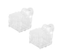 DIKACA Acrylic Aquarium Plant Holder with Suction Cup Durable Aquatic Planting Cup for Fish Tank Decoration Easy Installation Lightweight Design for Small Landscapes
