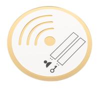 DIKACA Acrylic Wifi Password Sign Rewritable Transparent Network Display Board for Home Office Hotel Public Spaces College Decor Easy Guest Access