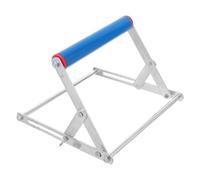 DIKACA Adjustable Cutting Machine Stand with Foldable Roller Support Frame for Woodworking Height Adjustable Smooth Material Handling for DIY and Furniture Projects