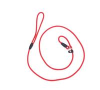 DIKACA Adjustable Nylon Pet Dog Training Lead Leash Cotton Rope Red for Walking and Collar Use Resistant to Biting and Tearing Random Color