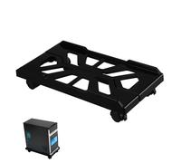 DIKACA Adjustable PC Tower Stand with Wheels Telescopic Under Desk Computer Holder for Gaming and Office Robust Mobile CPU Rack Stable Floor Mount for Various Case