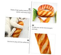 DIKACA Adorable Plush Catnip Stuffed Pillow Realistic Cat Accessory for Energetic Play and Cozy Rest Suitable for Cats and Kittens