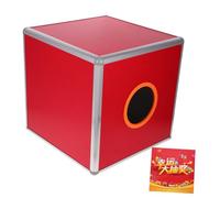 DIKACA Aluminium Alloy Lottery Box Draw Storage Bin for Annual Meeting Game with Secure Invisible Design Sturdy Craftsmanship Suitable for Office Activities and Events Random Color