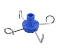 DIKACA Anti-rust Stainless Steel Infusion Stand Hanging Hook for Vertical Infusion Poles Clinic and Hospital Use Four-hook Design Prevents Bottle Falling Easy to Install and Lightweight