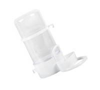 DIKACA Automatic Hamster Feeder Transparent Dispenser Refillable Pet Food Storage Container for Small Animals Guinea Pigs Gerbils with Safe Rounded Edges Easy Feeding Design