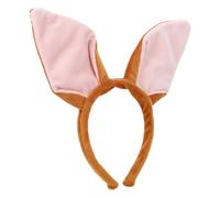 DIKACA Brown Fox Ears Headband Soft Faux Furry Animal Hairband Lightweight Comfortable Fit for Halloween Christmas Cosplay Party Accessories