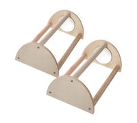 DIKACA Chicken Perch Roosting Bars for Hens and Chicks Lightweight Sturdy Wooden Stand Indoor Outdoor Use Promotes Social Interaction and Active Behavior Chicken Coop