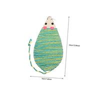 DIKACA Colorful Cat Scratch with Imitation Mouse Design Creative Claw Grinding Board for Indoor Cats for Furniture Protection and Play Random Color