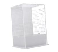 DIKACA Compact Acrylic Mantis Breeding Box with Ventilation Small Transparent Observation Container for Insects and Reptiles Portable Mantis Feeding and Terrarium Enclosure