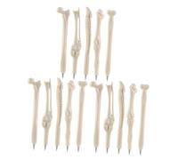 DIKACA Creative Black Ink Bone Shape Ballpoint Pens for Halloween Party Supplies Smooth Writing Fun Student Stationery Gift