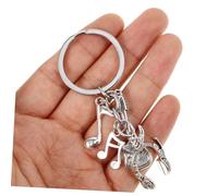 DIKACA Creative Musical Note Keychain Sturdy Key Holder Pendant for Music Enthusiasts Bag Decoration and Key Organizer with Detailed Craftsmanship