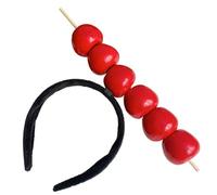 DIKACA Creative Sugar Gourd Headband with Candy Charm Comfortable and Secure Halloween Headpiece for Women and Teens Unique Funny Hair Accessory for Party and Daily Wear