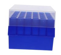 DIKACA Cryogenic Plastic Storage Box for Microcentrifuge Tubes Laboratory Test Tube Rack with Lid Freezer Container for Clinical Sample Organization and Low Temperature Storage