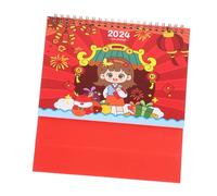 DIKACA Cute Cartoon Desktop Calendar Monthly Standing Planner for Office and Home Creative Desk Ornament with Stable Design Daily Use Organizer and Thoughtful Festival