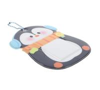 DIKACA Cute Penguin PVC Animal Card Holder Keychain with Lanyard for Teens Multifunctional Photocard Sleeve for Work Id Bus Pass and Credit Cards Practical Daily Use Badge Protector