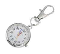 DIKACA Digital Elderly Pocket Watch with Large LCD Alloy S Keychain Watch for Students and Nurses for Exams and Daily Use