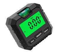 DIKACA Digital Level Box Angle Gauge Inclinometer Protractor Bevel Gauge with Bubble Level Black for Carpentry Woodworking Building Measurement